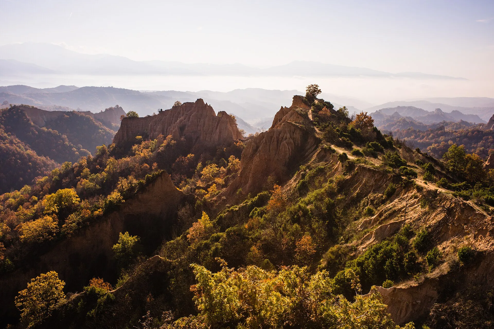 Melnik Pyramids in Bulgaria