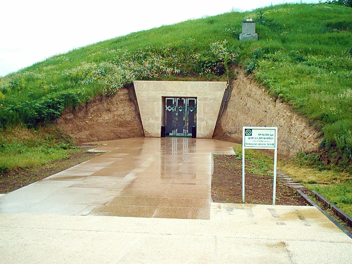 Thracian Tomb of Sveshtari in Bulgaria