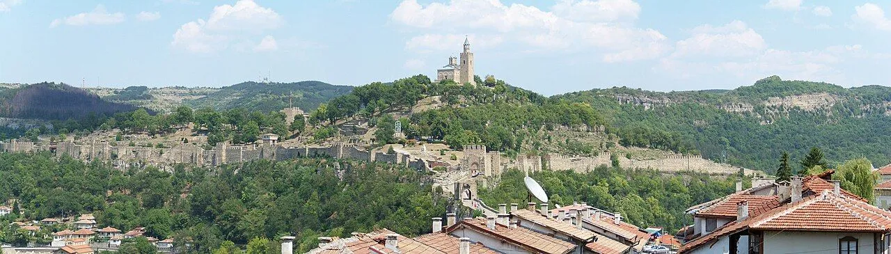 Tsarevets Fortress in Bulgaria